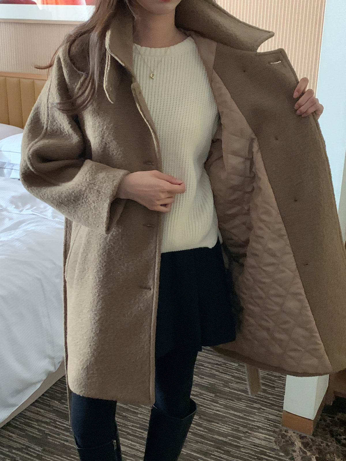 MOMS WEAR Wool coat