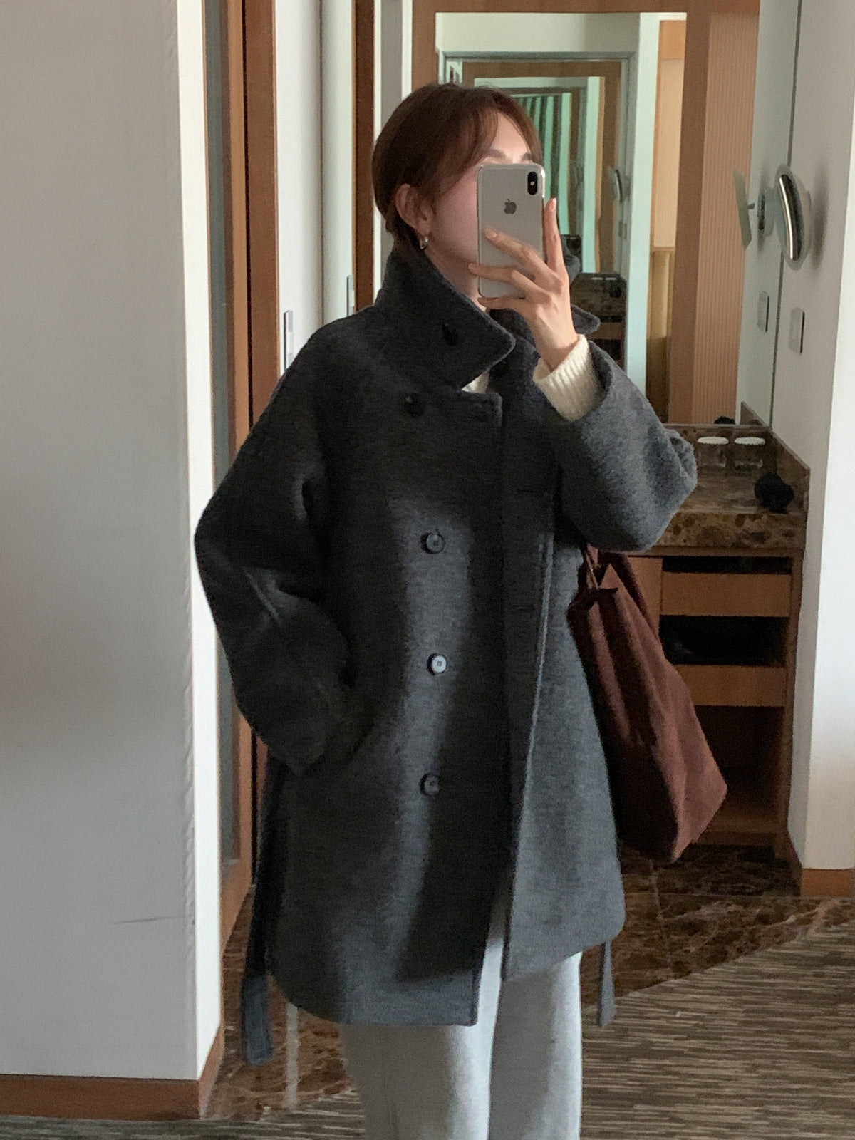 MOMS WEAR Wool coat