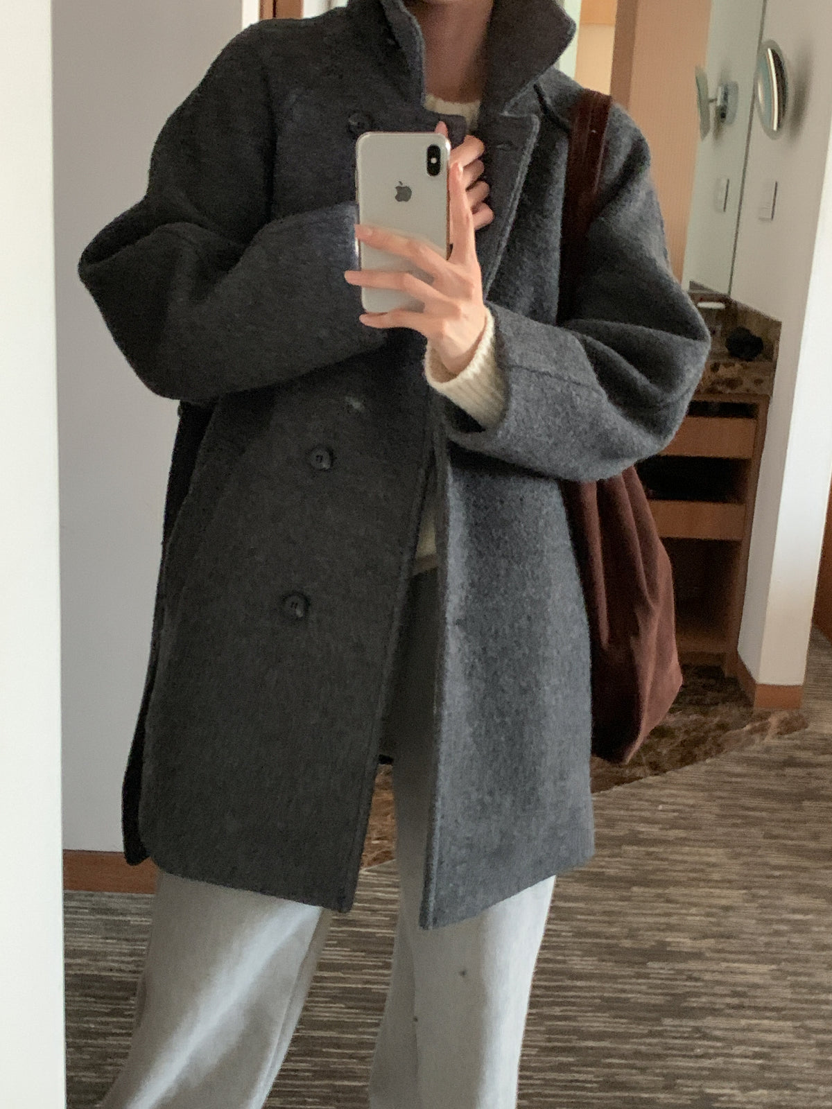 MOMS WEAR Wool coat
