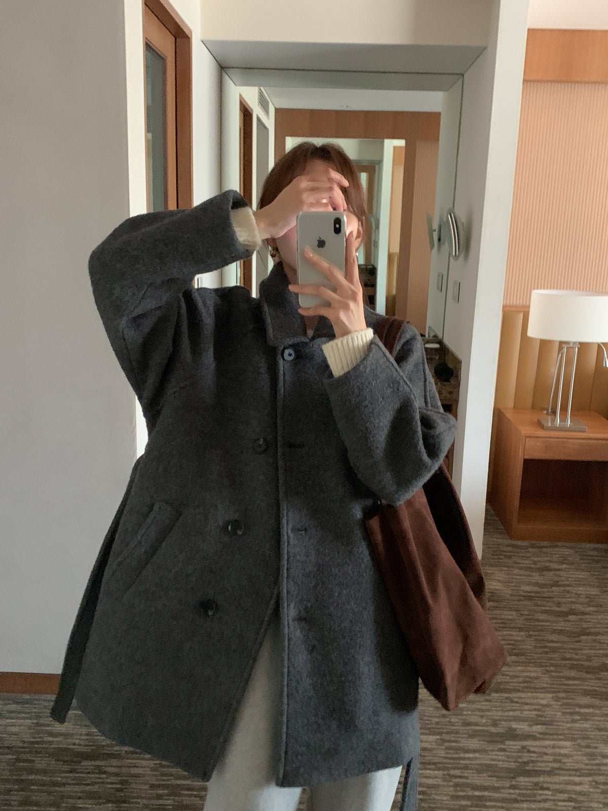 MOMS WEAR Wool coat