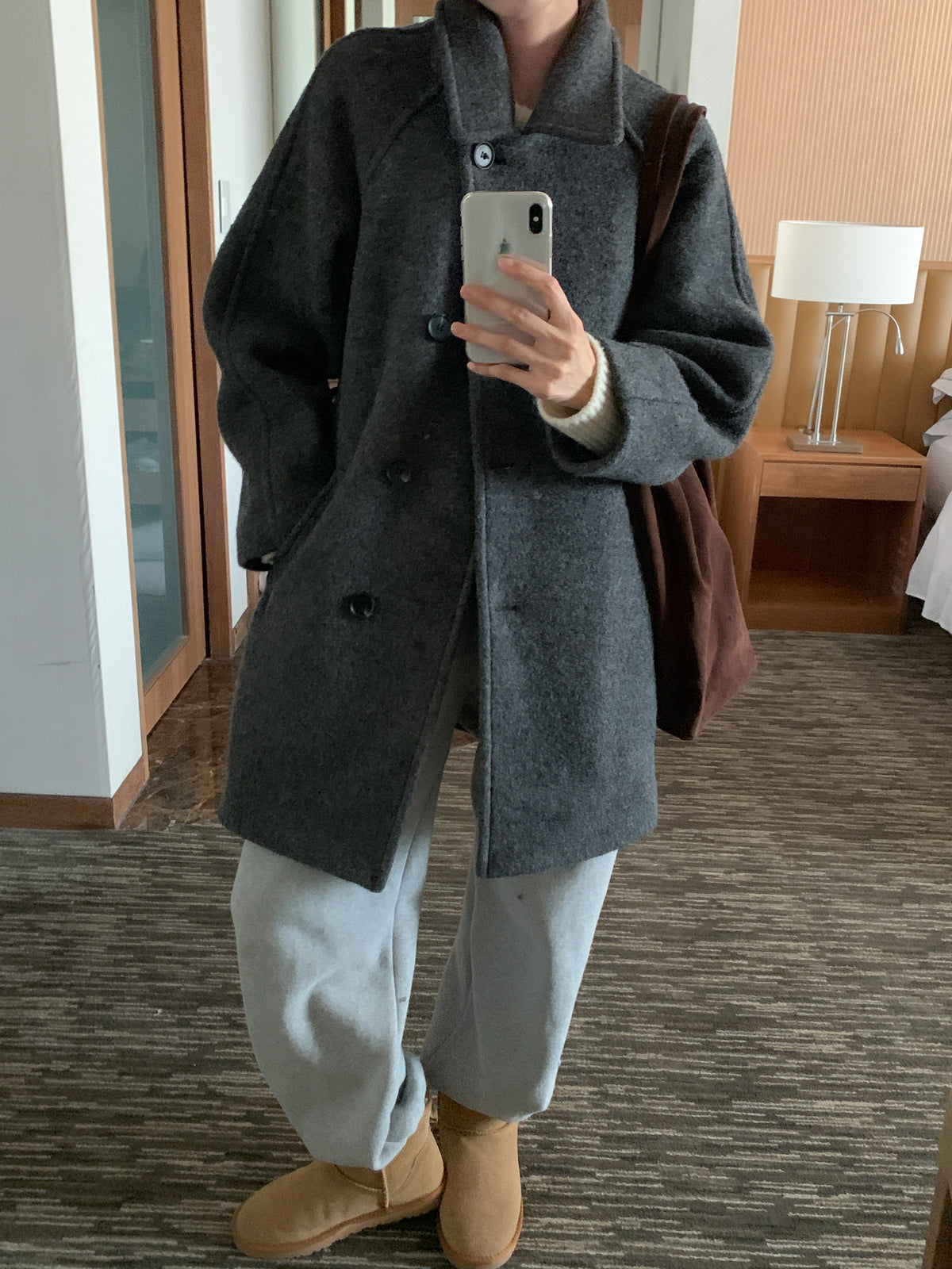 MOMS WEAR Wool coat