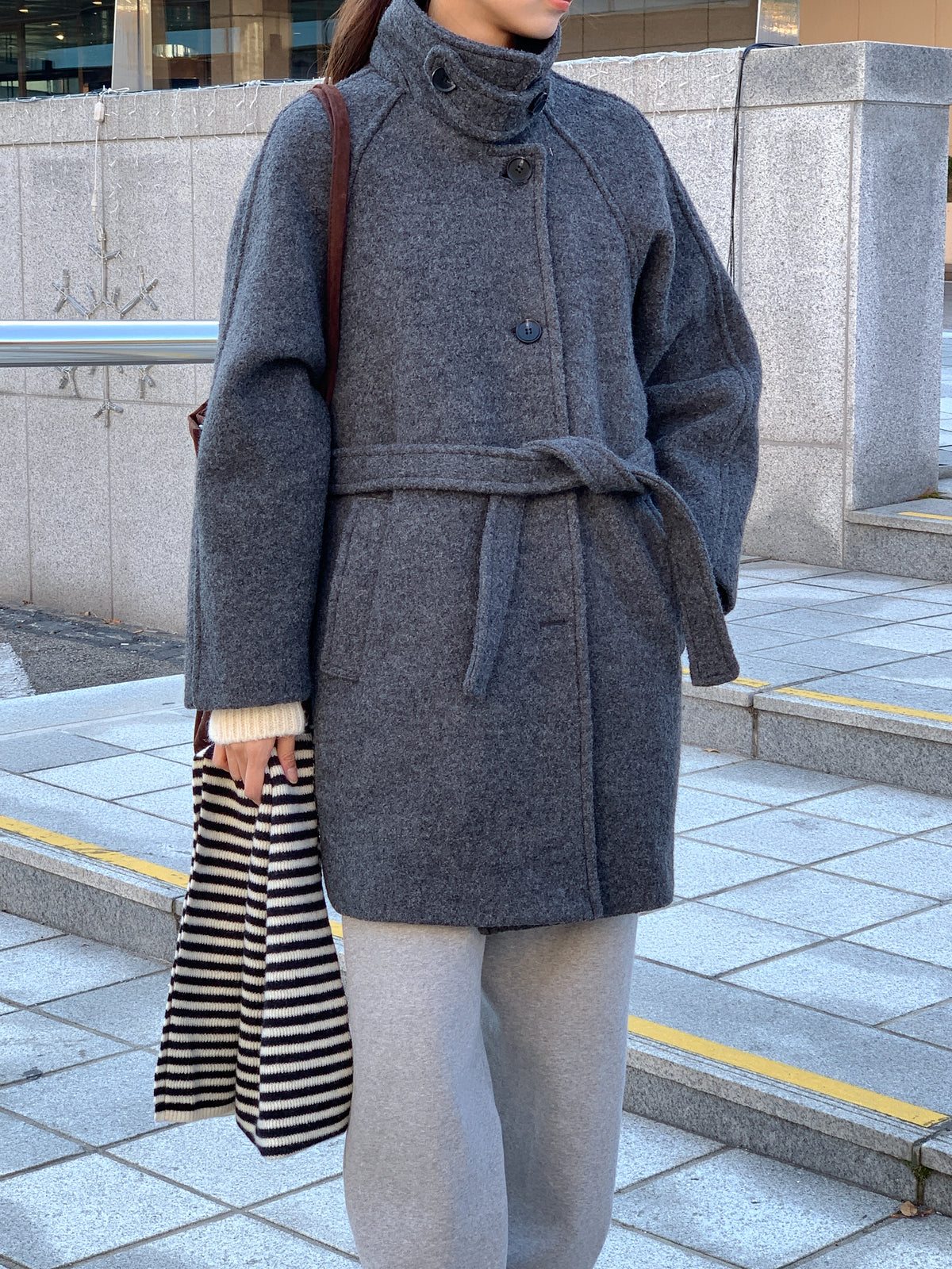 MOMS WEAR Wool coat