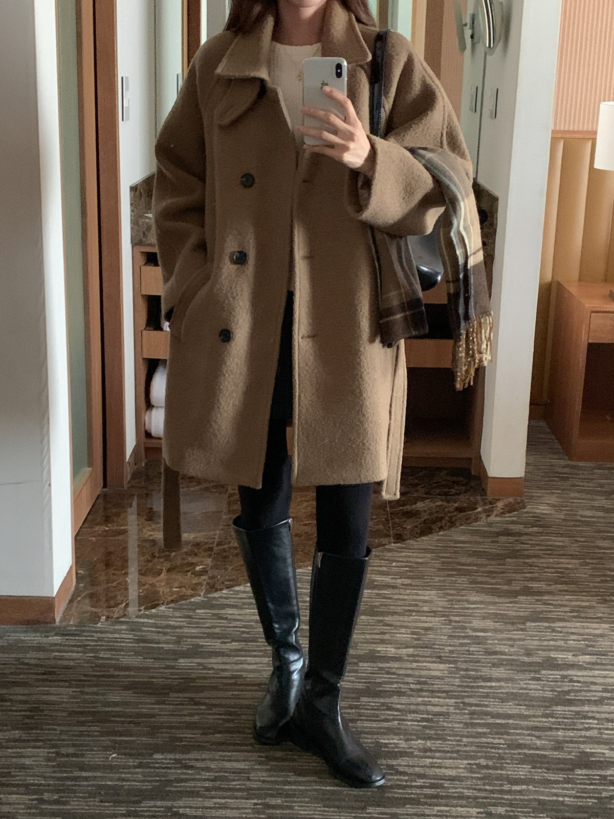 MOMS WEAR Wool coat
