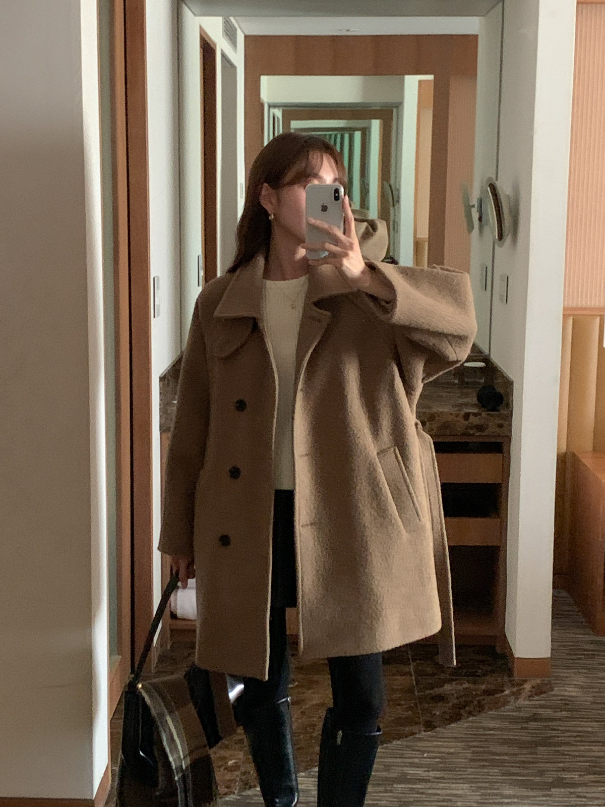 MOMS WEAR Wool coat