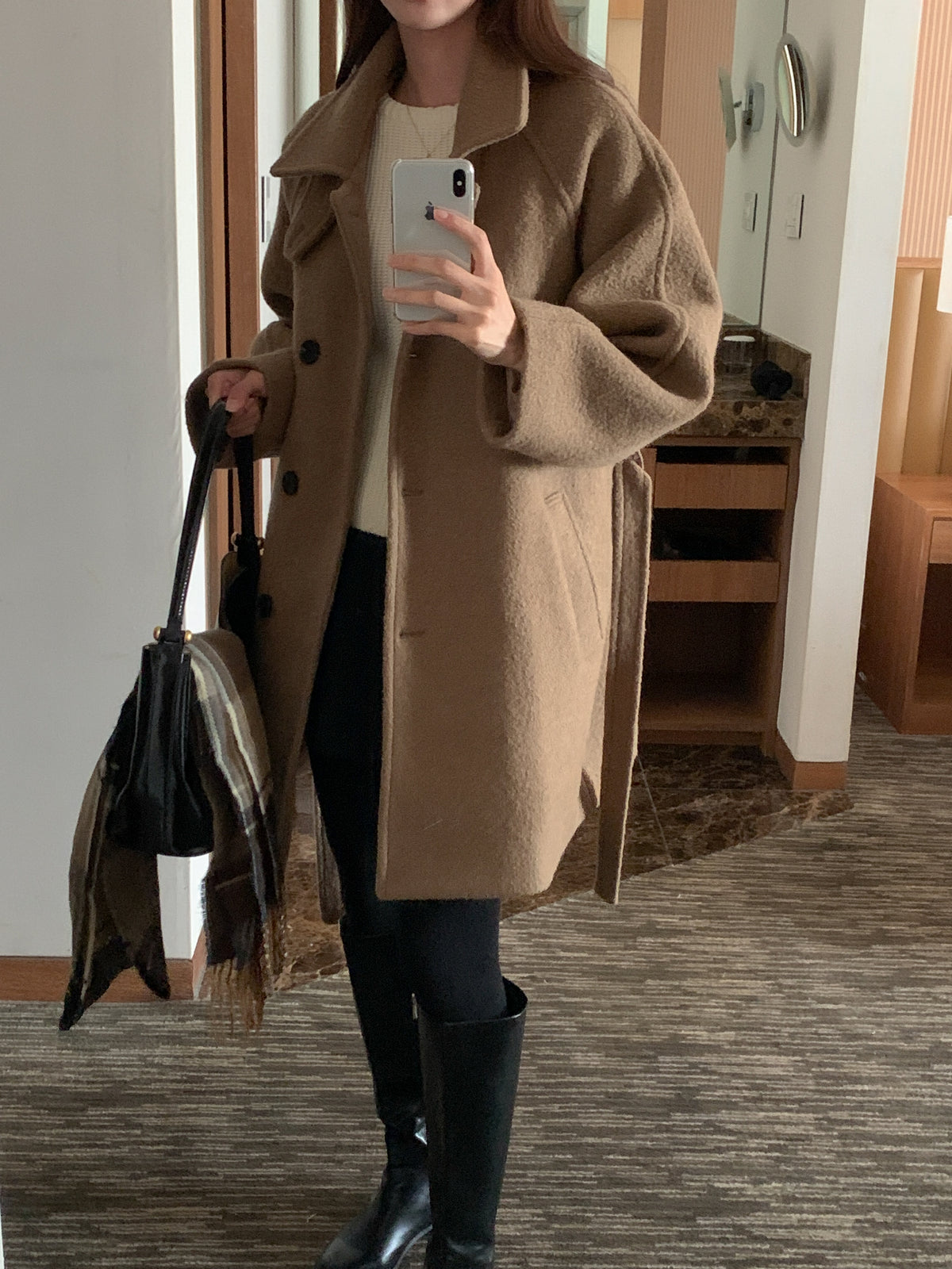 MOMS WEAR Wool coat
