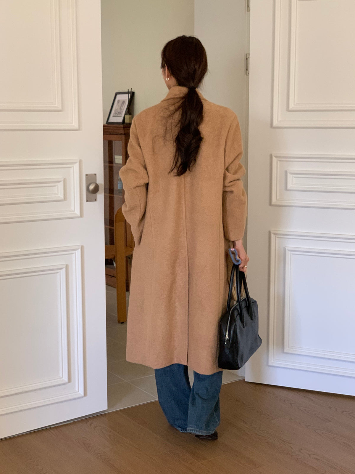 MOMS WEAR Wool long coat