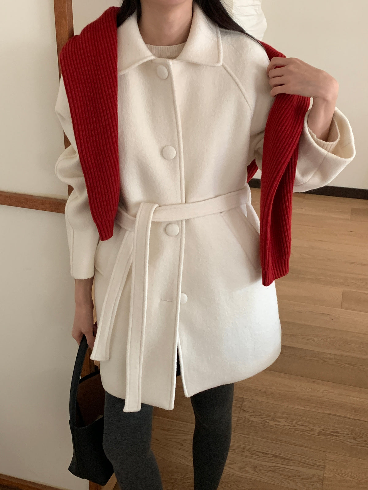 MOMS WEAR Wool middle coat