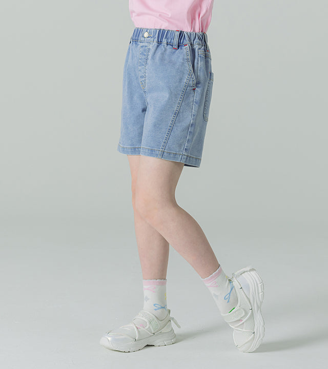 I LOVE J deald denim shorts