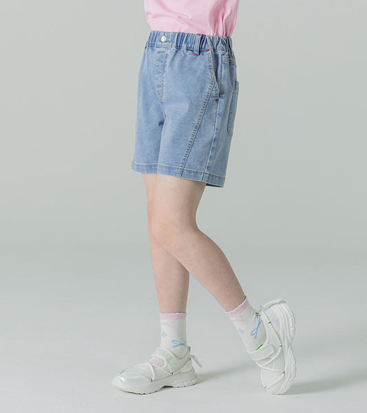 I LOVE J deald denim shorts