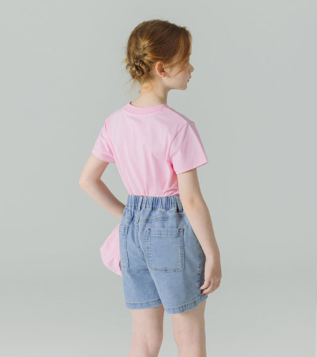 I LOVE J deald denim shorts