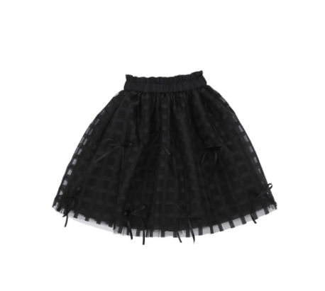 BEBEBEBE 2024 SPRING PRE Black Skirt