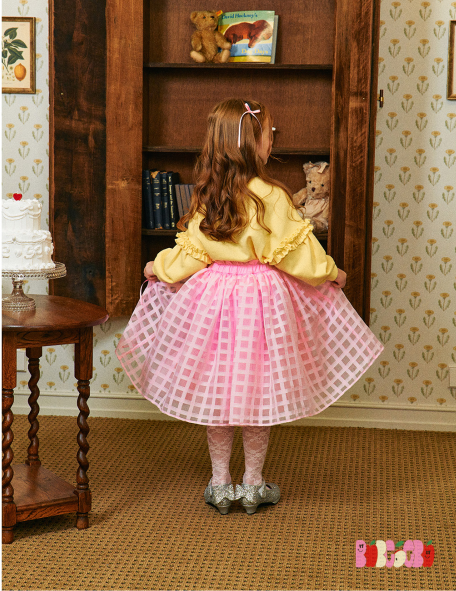 BEBEBEBE 2024 BIRTHDAY SERIES Pink sha skirt