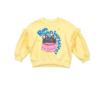 BEBEBEBE 2024 BIRTHDAY SERIES frill sweatshirt