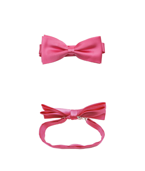 BEBEBEBE 2024 BIRTHDAY SERIES Pink ribbon tie