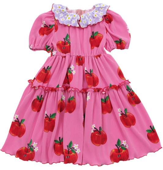 BEBEBEBE 2024 PRE-SUMMER   Apple pleats collar dress (PINK)