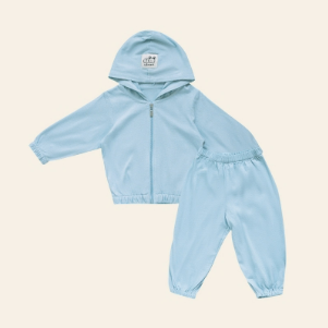 UBMOM Spring New Collection Bebe hoodie set-up (Blue)