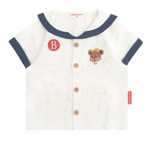 BEBE DE PINO Theo baby sailor shirt