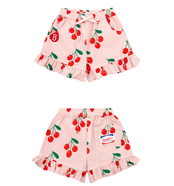 BEBE DE PINO All over cherry baby frill culottes pants