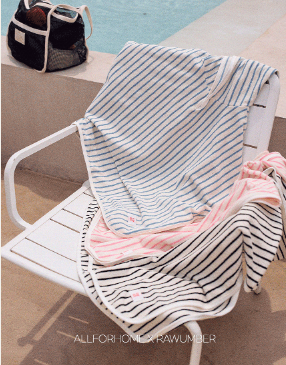 RAWUMBER SUMMER PRE ORDER Striped Beach Towel Gown