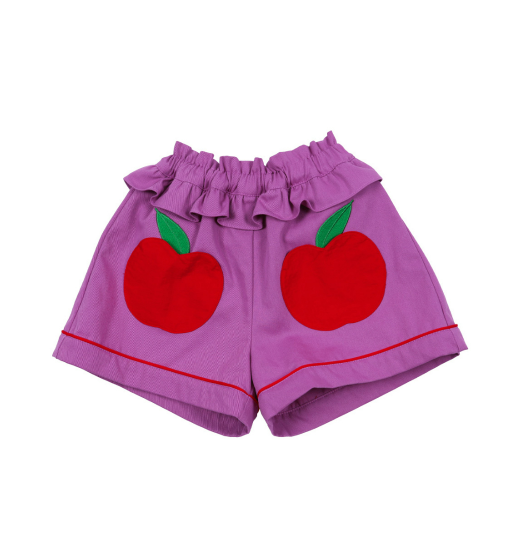 BEBEBEBE PRE FALL Apple frill shorts