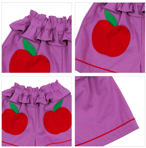 BEBEBEBE PRE FALL Apple frill shorts