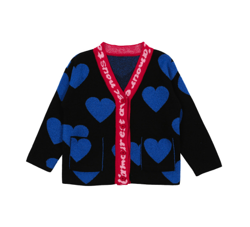 BEBEBEBE PRE FALL Heart cardigan