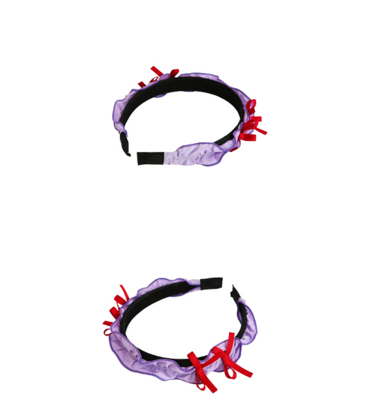 BEBEBEBE PRE FALL Purple frill hairband
