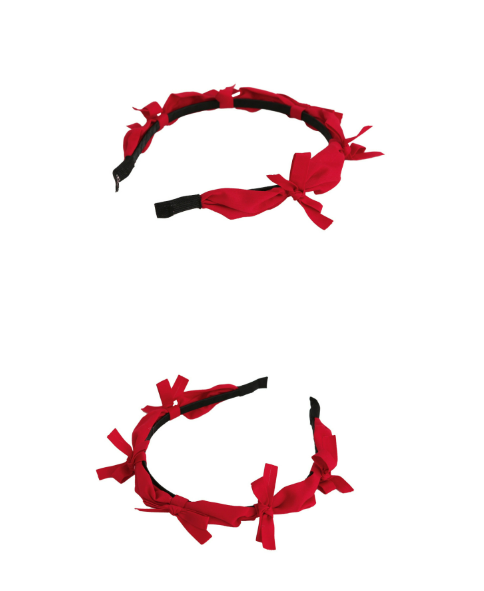 BEBEBEBE PRE FALL Red ribbon hairband