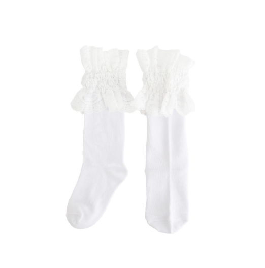BEBEBEBE PRE FALL White lace knee socks