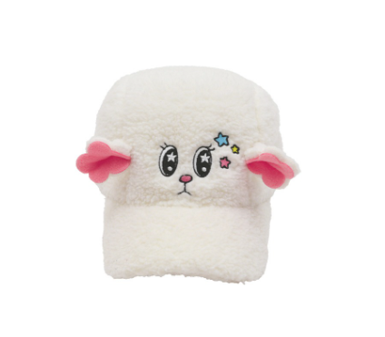 BEBEBEBE WINTER Star sheep fleece cap