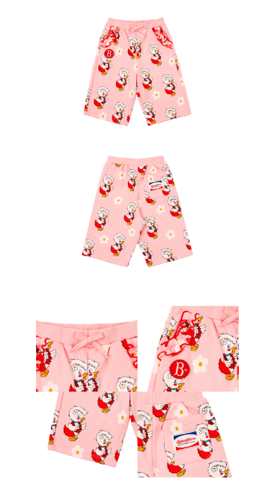 BEBE DE PINO	All over halii baby frill sweatpants