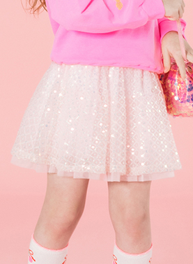 I LOVE J Bakin Spangle Skirt