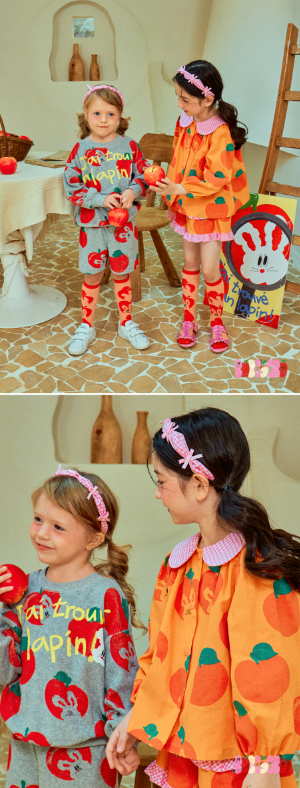 BEBEBEBE 2025 SPRING 2ND PRE ORDER Check ribbon headband (PINK)