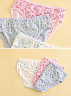 HEY A ! Girls Papabe Panties 3pcs Set