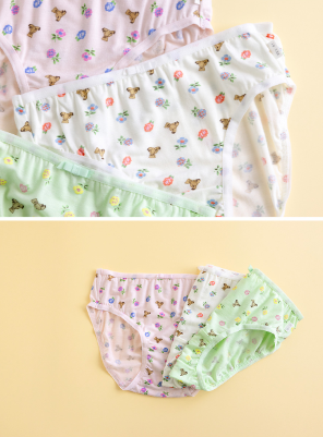 HEY A ! Girls Dela Panties 3pcs Set