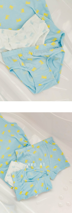 HEY A ! Boys Panties 2pcs Set