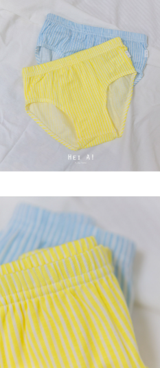 HEY A ! Boys Pin Striped Panties 2pcs Set