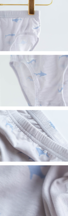 HEY A ! Boys Baby Shark Panties 2pcs Set