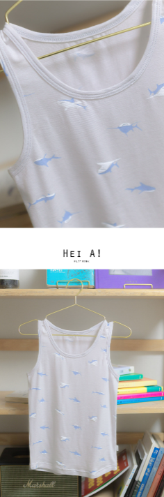 HEY A ! Boys Baby Shark Tencel Modal Running