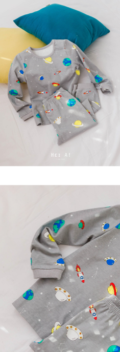 HEY A ! Boys My Universe Home wear 2pc set