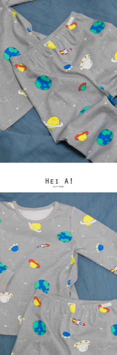 HEY A ! Boys My Universe Home wear 2pc set