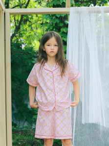 HEY A ! Super Star Short Sleeve Pajama Set