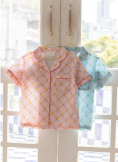 HEY A ! Super Star Short Sleeve Pajama Set