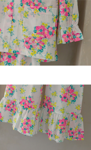 HEY A ! Dance Flower Pocket Pajama Set