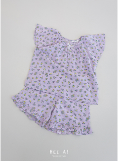 HEY A ! Ellie Bow Pajama Set