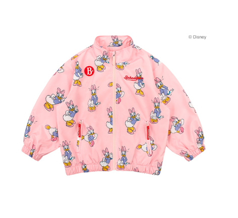 BEBE DE PINO All over_Daisy Duck_stand collar jacket