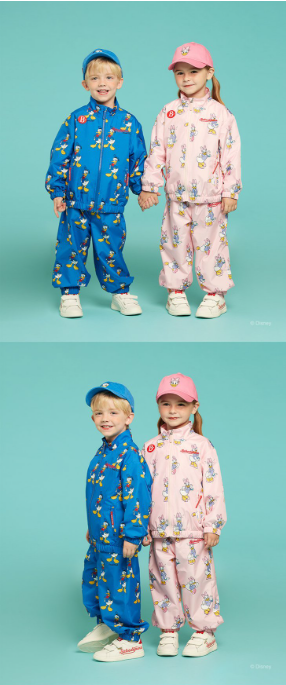 BEBE DE PINO All over_Daisy Duck_stand collar jacket