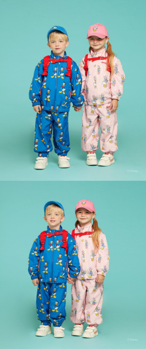 BEBE DE PINO All over_Daisy Duck_stand collar jacket