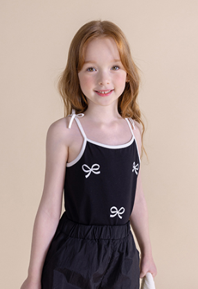 I LOVE J Perra ribbon top
