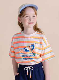 I LOVE J The flow stripe top
